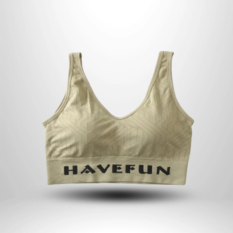 Top Deportivo Sin Costuras para Mujer en Colores Varios