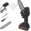 Motosierra Portátil Recargable de Mano 24V en Negro