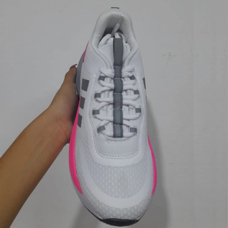 Tenis Adidas Bounce Blanco Rosa para Dama - Amortiguación Superior