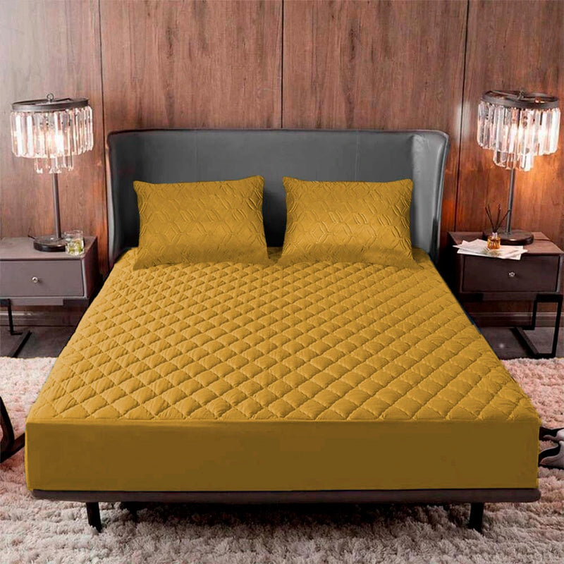 Combo Protector de Colchón Acolchado y Almohada Antifluido