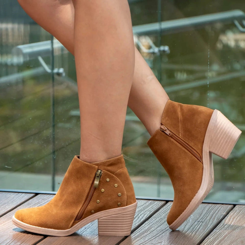 Botín Texas Miel ToryVic para Mujer - Versátil y Confortable