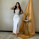 Vestido Largo Divina para Mujer con Abertura Elegante