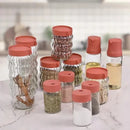 Set de Frascos Organizadores x12 con Tapas Herméticas Coral