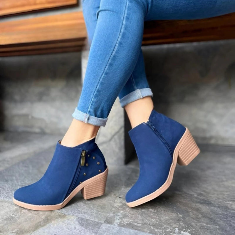 Botín Texas Azul para Mujer - Versátil y Confortable