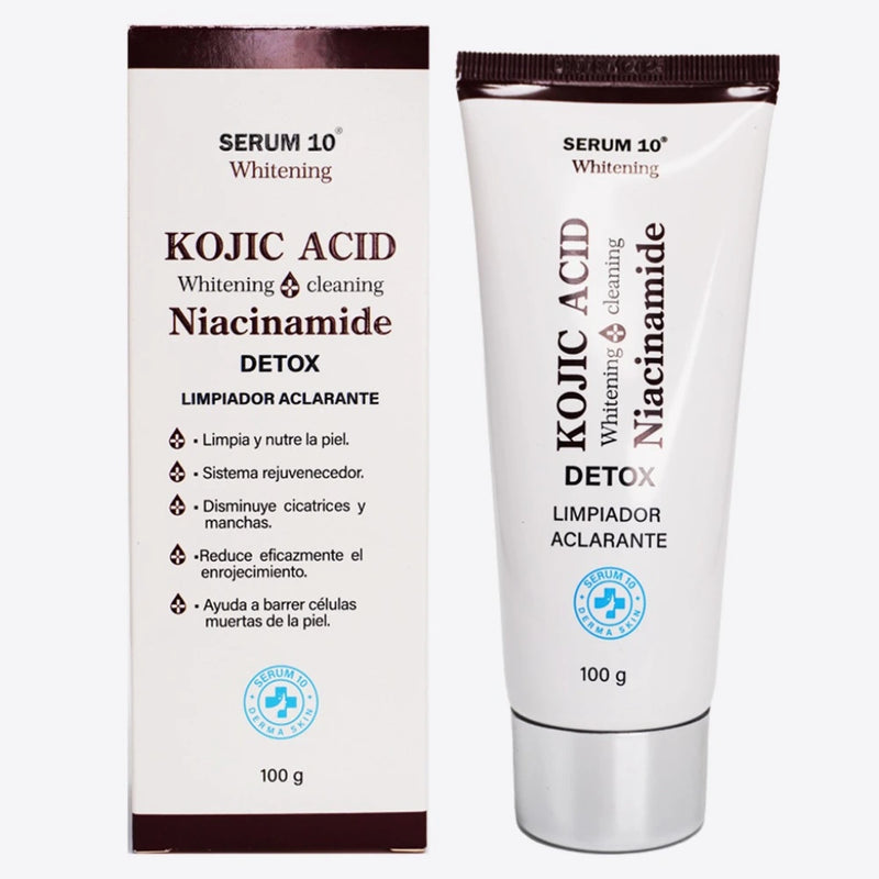 Jabón Aclarador con Ácido Kójico para Manchas y Cicatrices