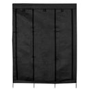 Armario Closet Plegable de Tela Gris con Espacio para Calzado