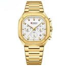 Reloj Curren 8459 de Acero Inoxidable con Cronógrafos para Hombre