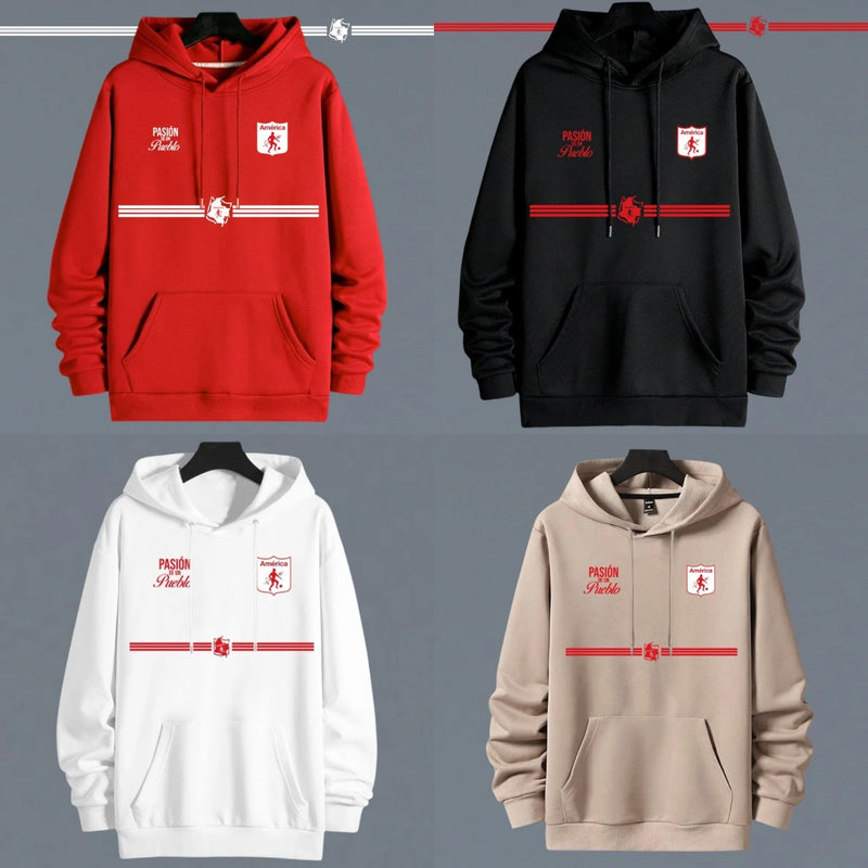 Buzo Unisex Logos Bordados en Tela Monarca - Estilo Urbano
