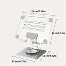 Soporte Acrílico con Base Giratoria para Tabletas