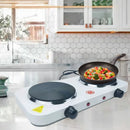 Estufa Eléctrica Premium JX202 de 2 Puestos para Cocina