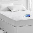 Protector de Colchón Terry Algodón 100% Impermeable con Resorte