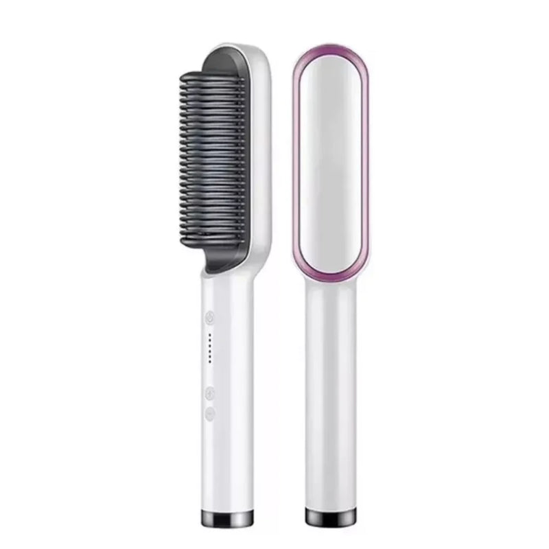 Combo Cepillo Plancha 2en1 + Cepillo Secador 3en1 para Cabello