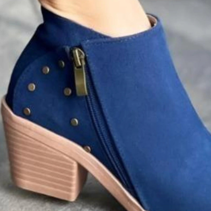 Botín Texas Azul para Mujer - Versátil y Confortable