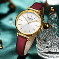 Reloj Curren 9081 de Cuero para Mujer - Estilo y Durabilidad