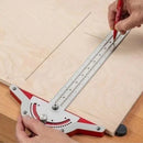 Regla de Medición Manual Multifuncional para Carpintería