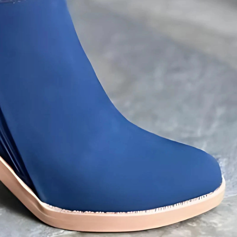 Botín Texas Azul para Mujer - Versátil y Confortable