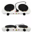 Estufa Eléctrica Premium JX202 de 2 Puestos para Cocina