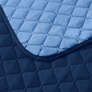 Colcha Bicolor Reversible en Microfibra Acolchada para Todas las Camas