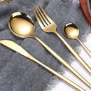 Set de Cubiertos de Acero Inoxidable 30 Piezas - Elegancia en tu Mesa