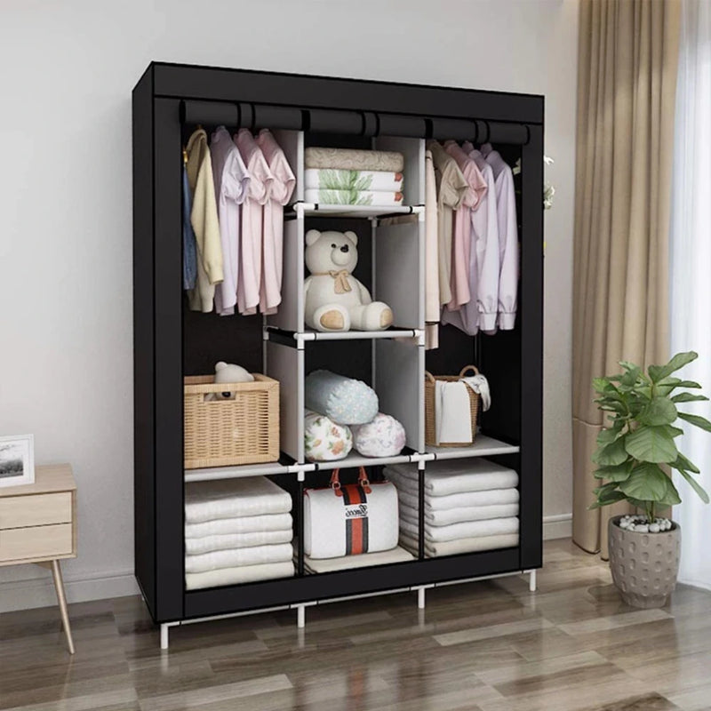 Closet Armario Desarmable en Tela Antipolvo y Antihumedad