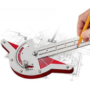 Regla de Medición Manual Multifuncional para Carpintería