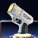 Pistola de Burbujas Maxi LED USB Recargable para Diversión Familiar