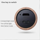 Lámpara LED Recargable con Sensor de Movimiento – Color Caoba Oscuro