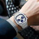 Reloj Curren 8459 de Acero Inoxidable con Cronógrafos para Hombre