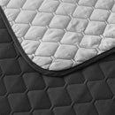 Colcha Bicolor Reversible en Microfibra Acolchada para Todas las Camas