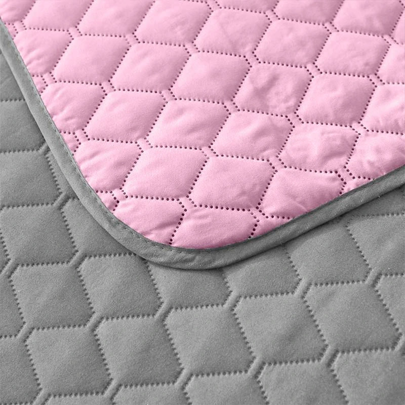 Colcha Bicolor Reversible en Microfibra Acolchada para Todas las Camas