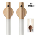 Lámpara LED Recargable con Sensor de Movimiento – Color Caoba Oscuro