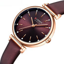 Reloj Curren 9081 de Cuero para Mujer - Estilo y Durabilidad