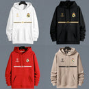 Buzo Real Madrid Unisex con Logos Bordados en Polialgodón