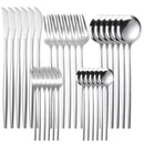 Set de Cubiertos de Acero Inoxidable 30 Piezas - Alta Durabilidad
