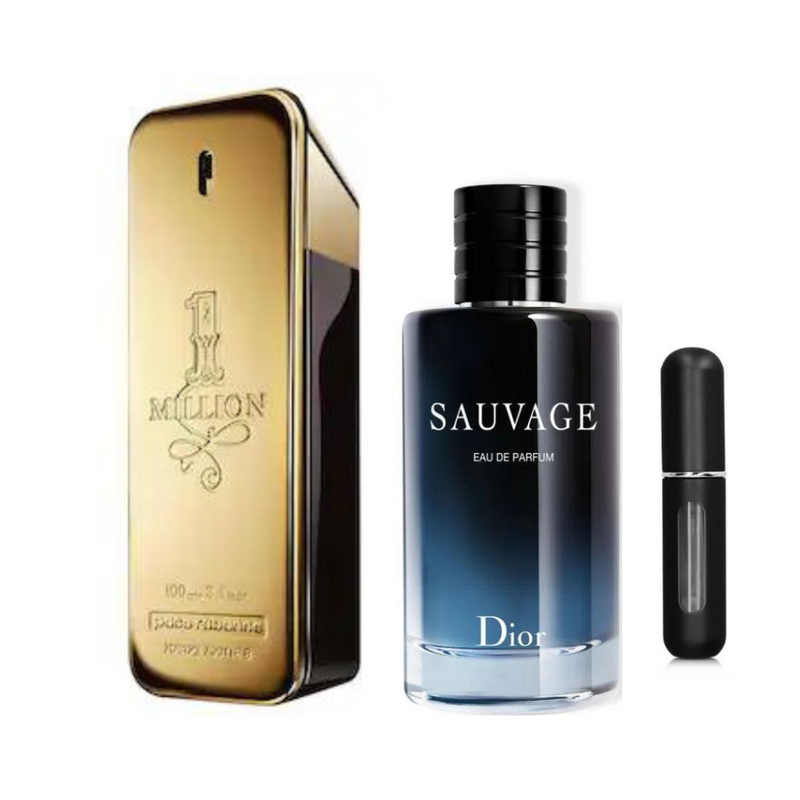 Súper Combo One Million 100 ML + Sauvage 100 ML: Dúo de Fragancias Icónicas