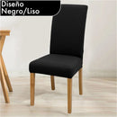 Forro Protector Individual para Silla de Comedor en Tela Elástica y Ajustable
