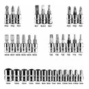 Juego de Llaves de Cubo de 46 Piezas para Automoción y Hogar