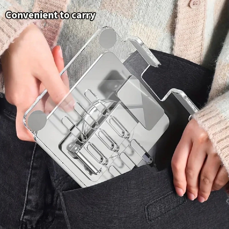 Soporte Acrílico con Base Giratoria para Tabletas