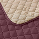 Colcha Bicolor Reversible en Microfibra Acolchada para Todas las Camas