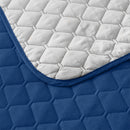 Colcha Bicolor Reversible en Microfibra Acolchada para Todas las Camas