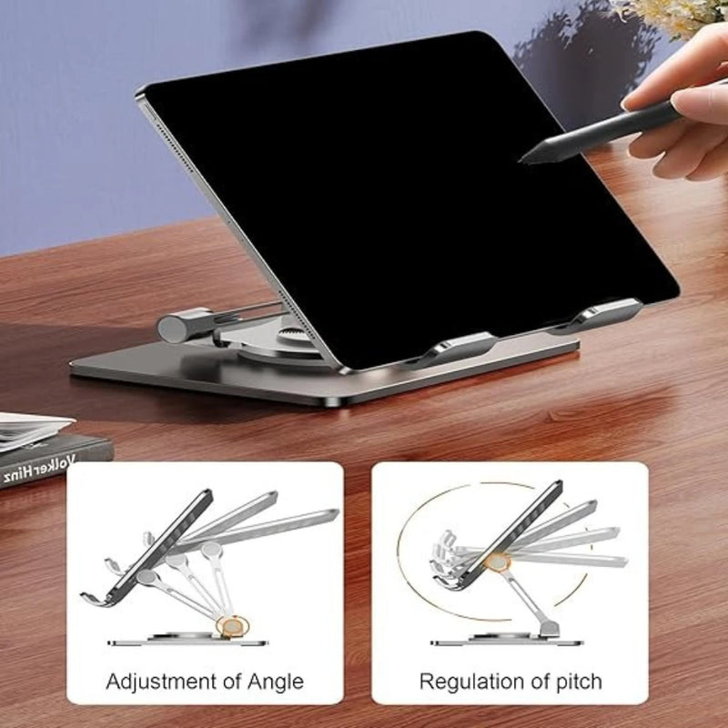 Soporte Plegable Metálico para Tablet y Smartphone