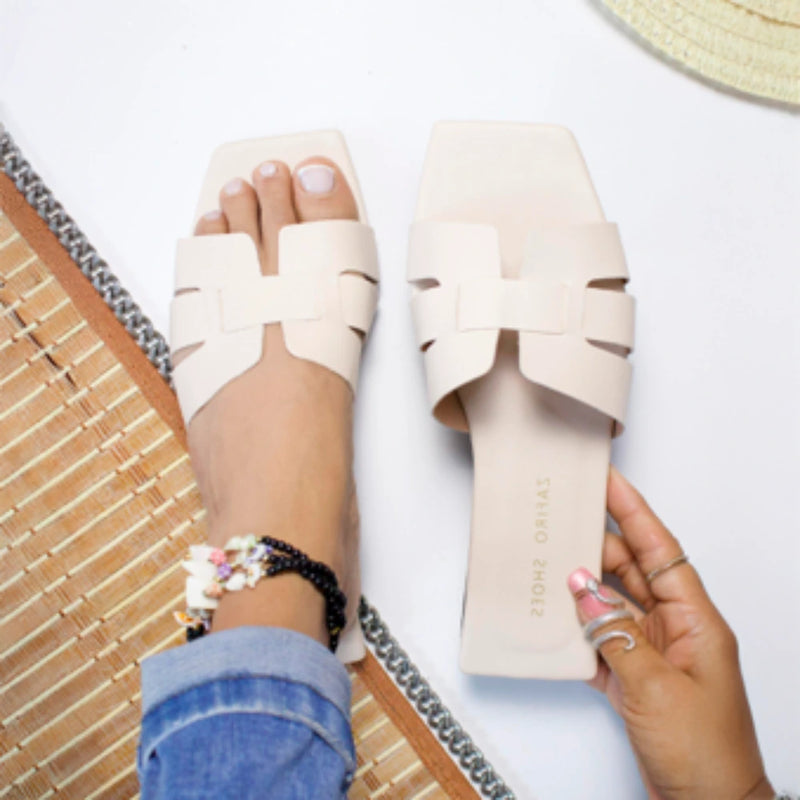 Sandalias Planas Coloridas y Cómodas para Dama