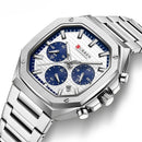 Reloj Curren 8459 de Acero Inoxidable con Cronógrafos para Hombre