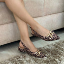 Baleta Eslabón con Apliques Elegantes y Suela Neolite