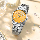 Reloj Curren 9090L Elegante en Acero Inoxidable para Mujer