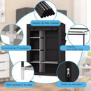 Armario Desarmable Multifuncional con Cubierta Antipolvo