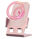 Cargador Inalámbrico de Aluminio 15W con Soporte Ajustable