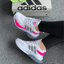 Tenis Adidas Bounce Blanco Rosa para Dama - Amortiguación Superior