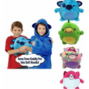 Sudadera - Buzo Saco Huggle Pets: Peluche y Abrigo 2 en 1 para Niños