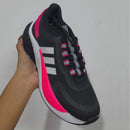 Tenis Adidas Bounce para Dama en Negro y Rosa - Estilo y Confort